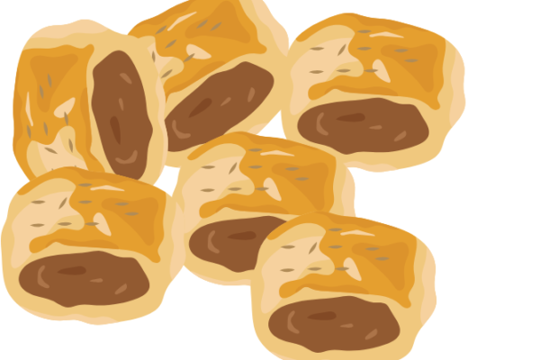Sausage rolls (plain)