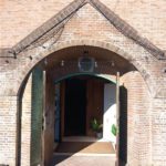 The front entrance, leading to the hall. It is wheelchair accessible, level access, with double-doors that provide lots of room to manouevre.